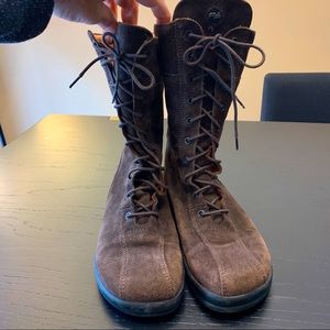 Genuine Birkenstock Brown Suede Boots 39 9